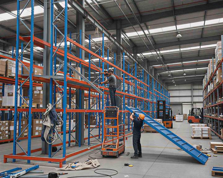 Réparation d'étagère industrielle Laval