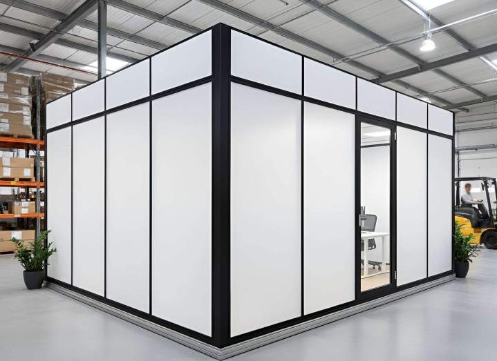 Office Construction for Industrial Space in Laval